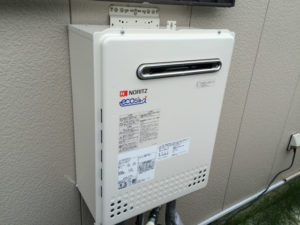 愛知県岡崎市 エコジョーズ取替 ノーリツ(GT-C2052SAWX-2) 即日対応 ガス給湯器取替工事