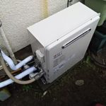 神奈川県横浜市緑区 据置型給湯器 ノーリツ エコジョーズ(GT-C2452SARX-2BL) ガス給湯器工事