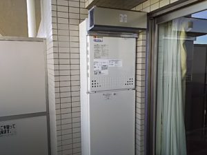 神奈川県横須賀市 給湯器故障 ノーリツ(GT-C2452SAWX-2BL) ガス給湯器取替工事