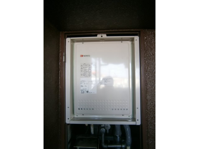 愛知県豊田市 給湯器交換店 ノーリツ（GT-1650SAWX-TB13A） PS扉内設置型 給湯器交換工事