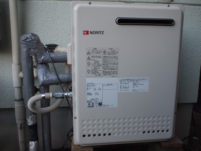 名古屋市西区 据置型給湯器店 ノーリツ（GRQ-1650SAWX） ガス給湯器取替工事
