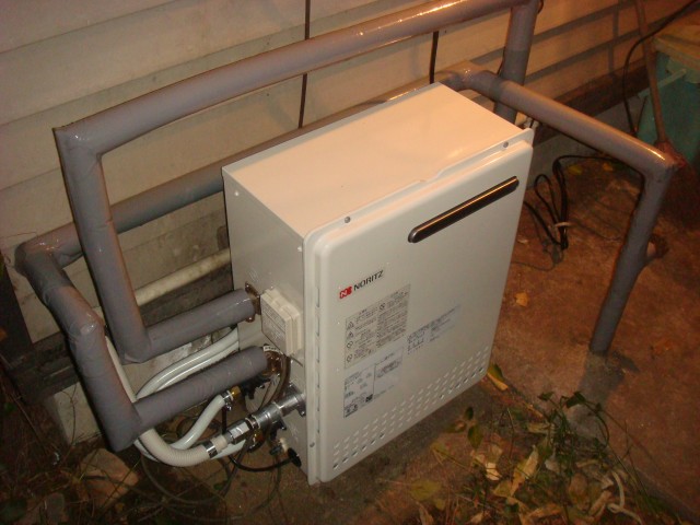 名古屋市西区 ノーリツ（GT-2050SARXBL13A） 据置型 ガス給湯器取替工事