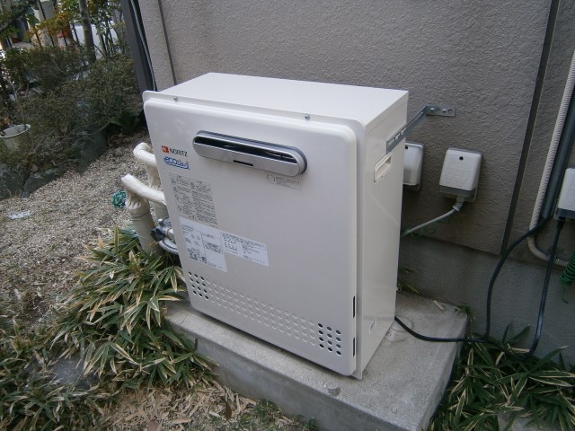 愛知県大府市 エコジョーズ工事店 ノーリツ（GT-C2042SARX） ガス給湯器取替工事