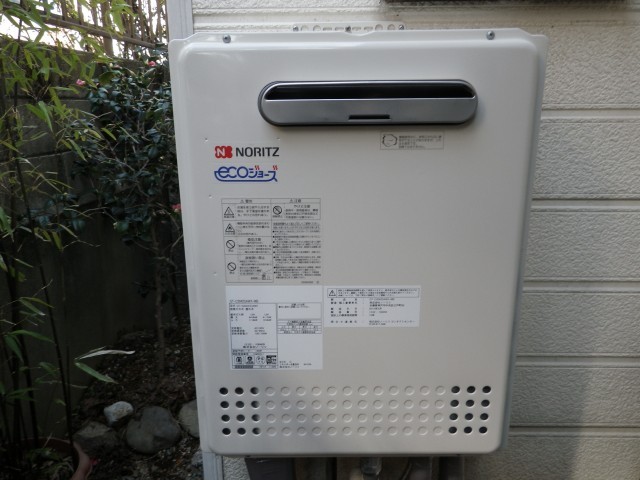 名古屋市名東区 エコジョーズ取替工事 ノーリツ（GT-C2042SAWX-MB） 給湯器取替工事