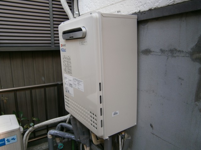 愛知県海部郡 エコジョーズ ノーリツ（GT-C2042SAWX） 壁掛け型 ガス給湯器 エコジョーズ取替工事