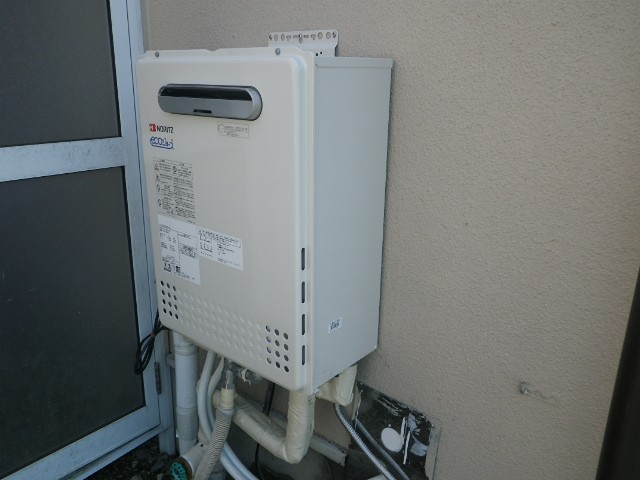 岐阜県多治見市 壁掛け型 エコジョーズ取替 ノーリツ（GT-C2042SAWX-MB13A） ガス給湯器取替工事