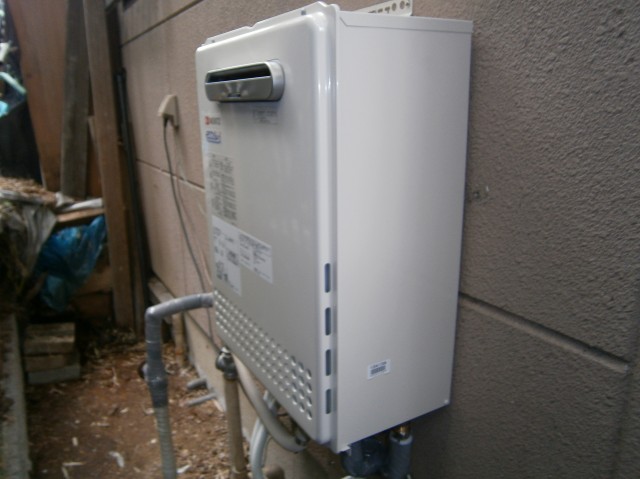 愛知県日進市 ノーリツ（GT-C1642SAWX 13A） ガス給湯器取替工事