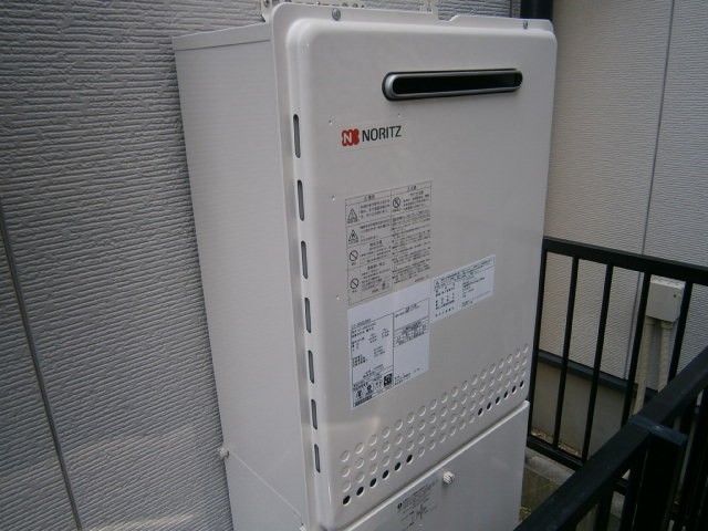 愛知県北名古屋市 ノーリツ（GT-2450SAWX 13A） 壁掛け型 ガス給湯器取替工事