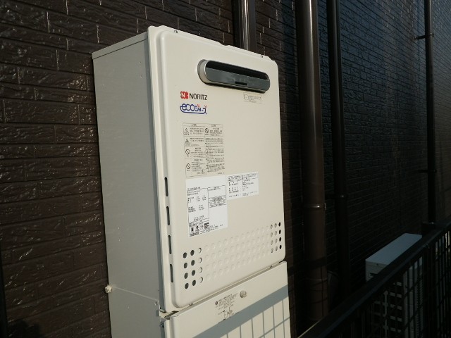 愛知県瀬戸市 エコジョーズ取付工事店 ノーリツ（GT-2042SAWX） ガス給湯器取替工事