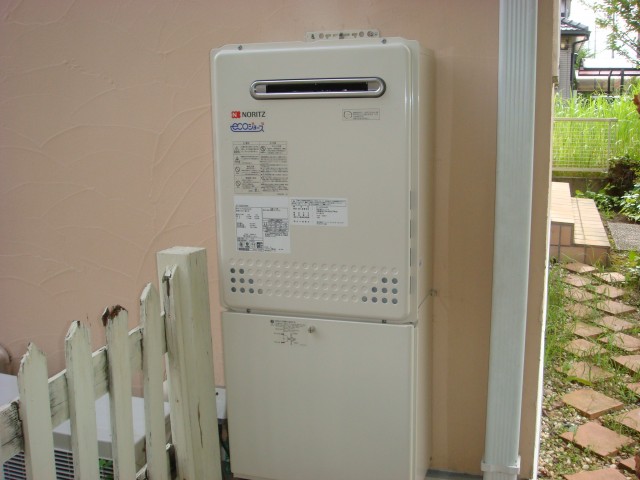 愛知県日進市 エコジョーズ取替 ノーリツ（ GT-C2052SAWX BL） ガス給湯機取替工事
