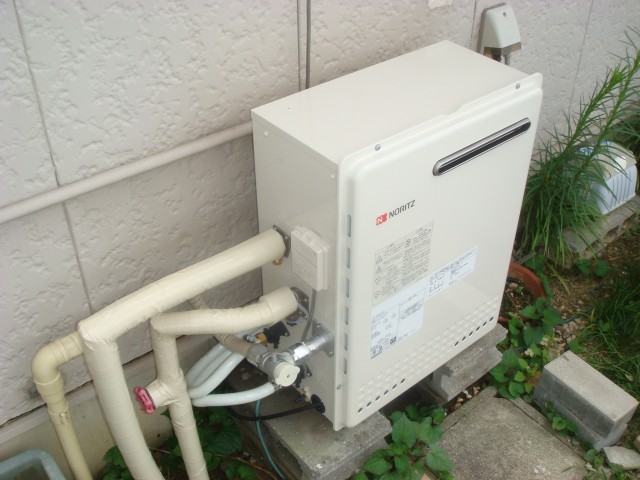 愛知県知多郡東浦町 ノーリツ（GT-2050SARX BL13A）給湯器取替工事店 壁掛け型ガス給湯機取替工事