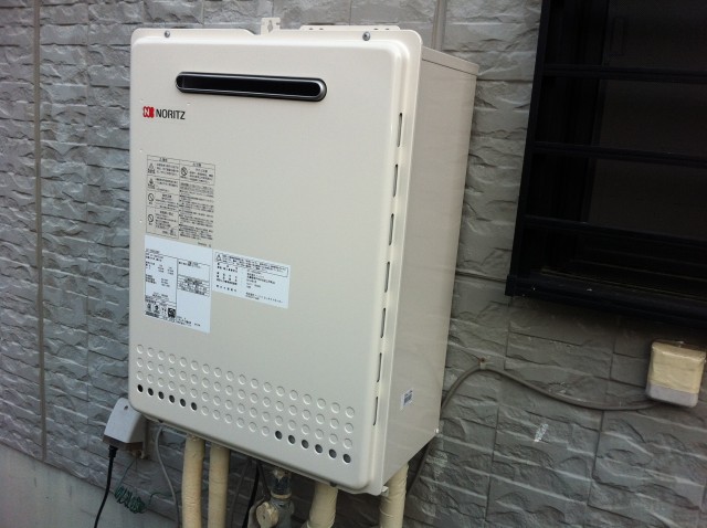 愛知県豊田市 壁掛け型給湯器取替工事店 ノーリツ（ＧＴ-1650ＳＡＷＸ） ガス給湯器取替工事