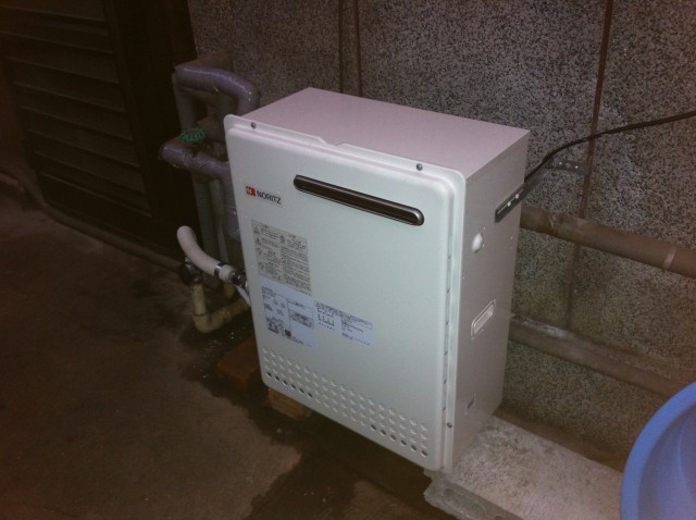 名古屋市南区 ノーリツ（GT-2450SARX） 据置型 ガス給湯器取替工事