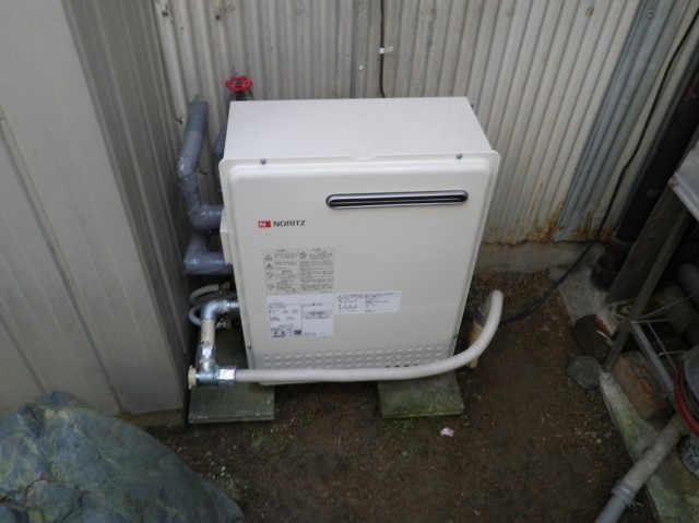 名古屋市緑区 ノーリツ（GT-2050SARX） 据置型 給湯器取替工事