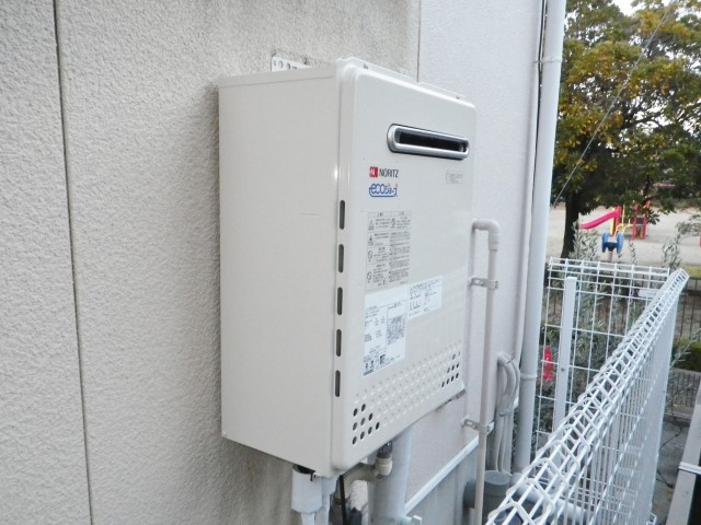 愛知県長久手市 エコジョーズ取替 ノーリツ（GT-C2052SAWX BL） ガス給湯器取替工事