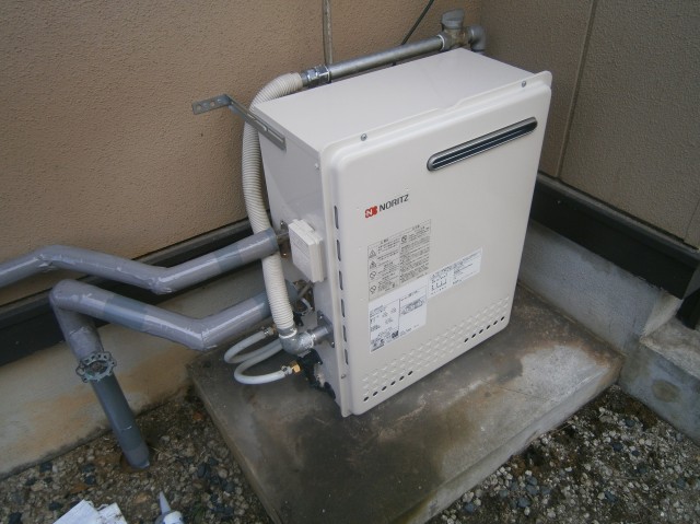 愛知県知多郡東浦町 据置型給湯器 ノーリツ（GT-2050SARX） ガス給湯器交換工事