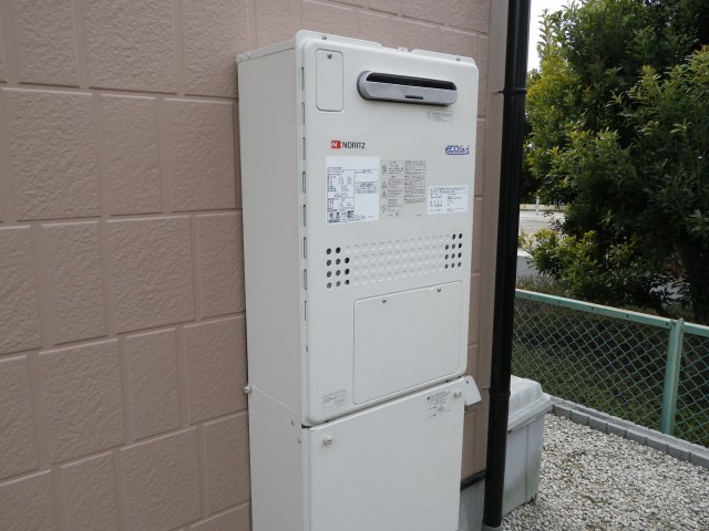 愛知県みよし市 エコジョーズ取替 壁掛け型 ノーリツ（GTH-C2447AW3HBL） 熱源機取替工事