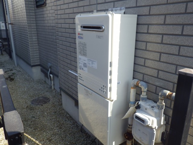 名古屋市天白区 エコジョーズ取替 ノーリツ（GT-C2052SAWX） 壁掛け型 ガス給湯器交換工事