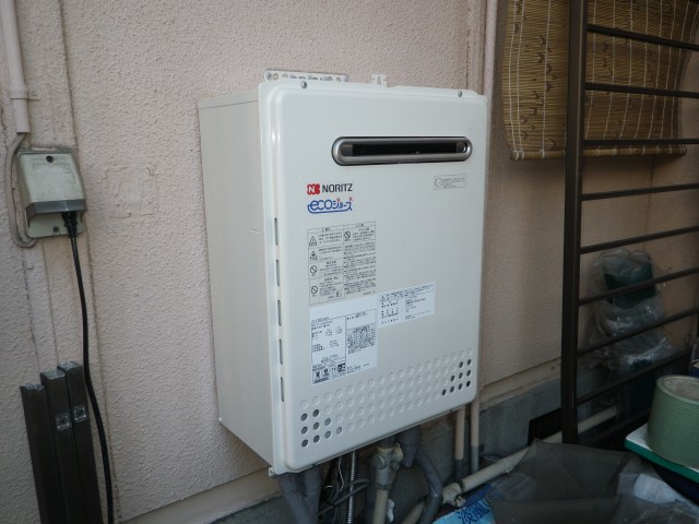 名古屋市東区 エコジョーズ取替 ノーリツ（GT-C2452SAWX） 壁掛け給湯器 ガスふろ給湯器取替工事