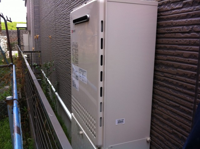 名古屋市西区 ノーリツ（GT-2050SAWX） 壁掛け型 ガス給湯器取替工事