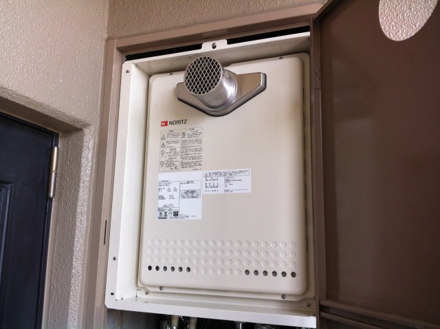 名古屋市熱田区 PS扉内設置型給湯器 ノーリツ（GT-2050SAWX-T） ガスふろ給湯器取替工事