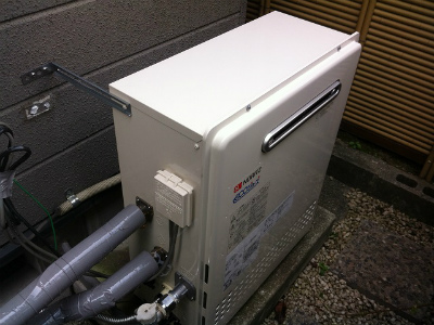 名古屋市昭和区 エコジョーズ ノーリツ（GT-C2052SARX） 据置型 ガスふろ給湯器取替工事