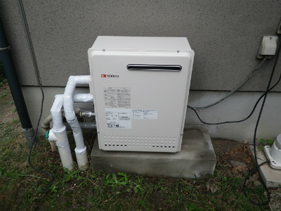 愛知県小牧市 ノーリツ（GT-2450SARX） ガス給湯器取替工事
