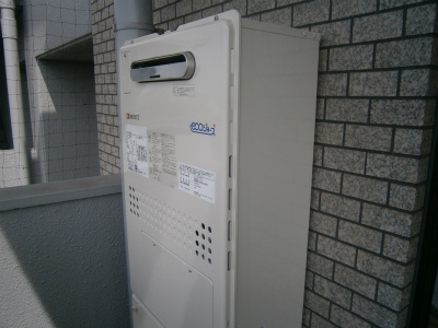 愛知県東海市 熱源機取替  エコジョーズ ノーリツ（GTH-C2447SAW） 給湯器取替工事　