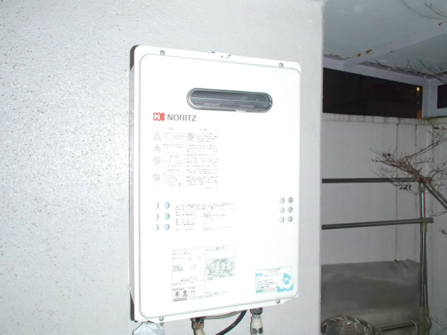 名古屋市中区 壁掛け型 ノーリツ（GQ-1639WS） ガス給湯器取替工事