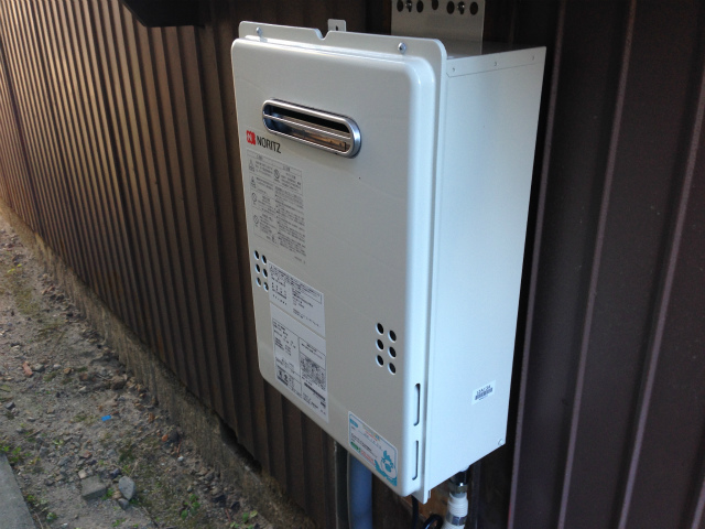 愛知県一宮市 壁掛け型 ノーリツ（GQ-1639WS） ガス給湯専用 給湯器取替工事