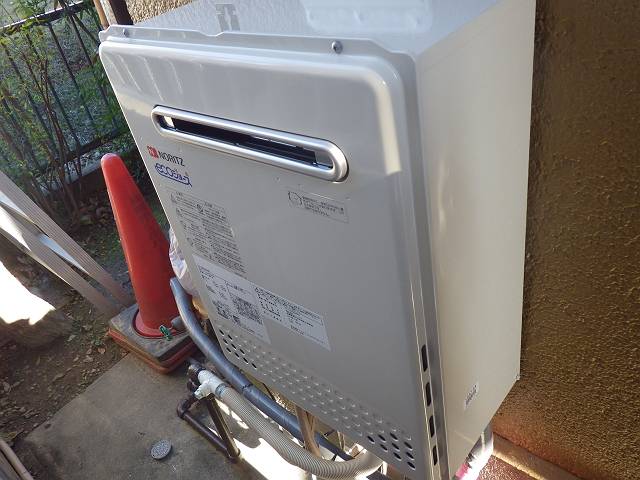 愛知県岡崎市 エコジョーズ取替 ノーリツ（GT-C2052SAWX） ガスふろ給湯器取替工事 