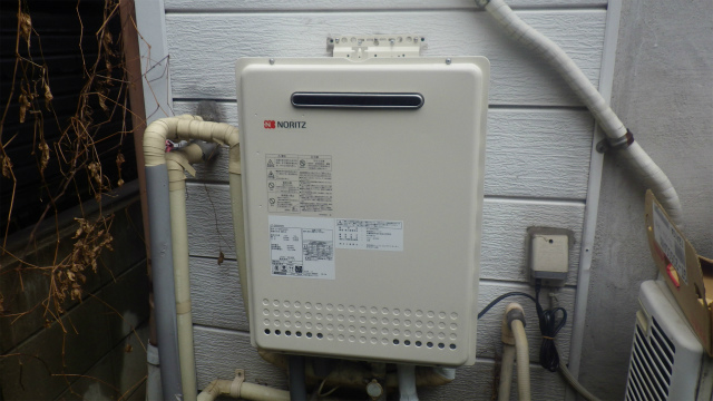 名古屋市南区 即日対応 給湯器 ノーリツ（ GT-2050SAWX 13A） 壁掛け型 ガス給湯器取替工事