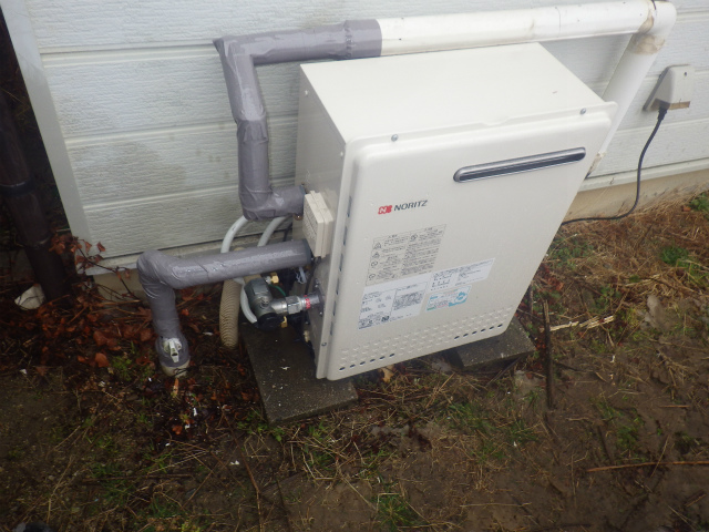 名古屋市守山区 ノーリツ(GT-2050SARX(13A)) 据置型 ガス給湯器取替工事