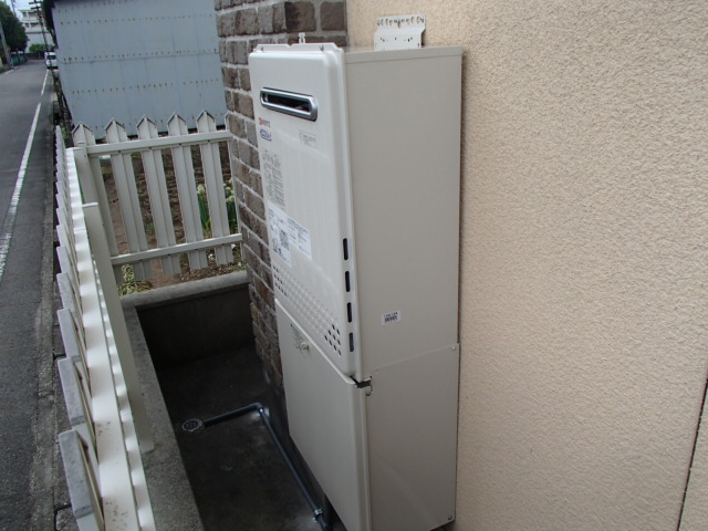 愛知県春日井市 壁掛け型 エコジョーズ取替工事店 ノーリツ（GT-C2452SAWX(13A)） ガス給湯器取替工事