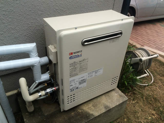 愛知県尾張旭市 エコジョーズ取替 ノーリツ(GT-C2452SARX-2) ガス給湯器取替工事