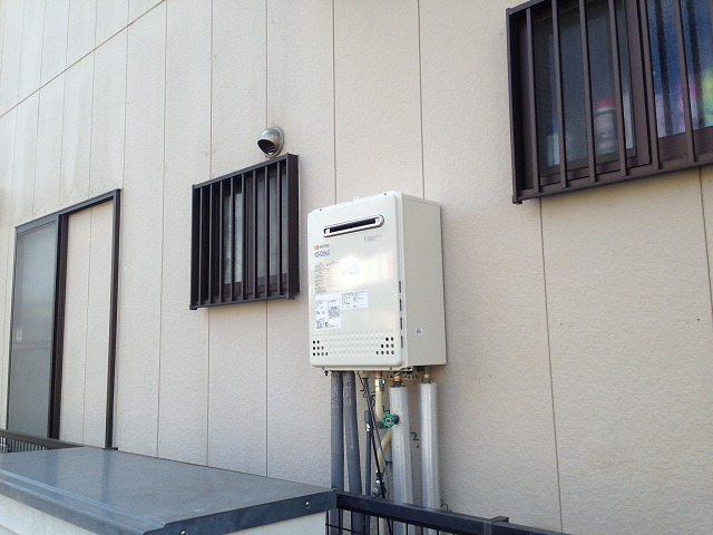 愛知県丹羽郡扶桑町 壁掛型 ノーリツ(GT-C2052SAWX-2(13A)) エコジョーズ取替 ガス給湯器取替工事