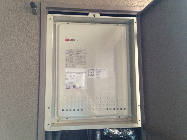 愛知県春日井市 PS扉内設置型 ノーリツ(GT-2050SAWX-TB) ガス給湯器取替工事　