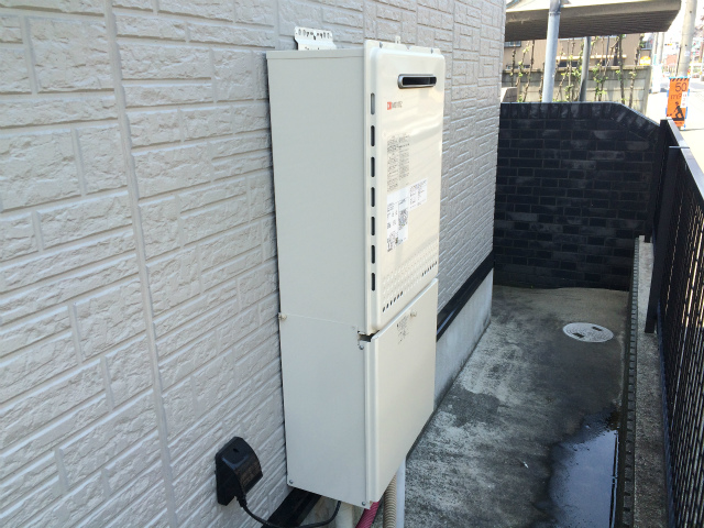 愛知県一宮市 ガスふろ給湯器 ノーリツ(GT-2050SAWX-2) ガス給湯器取替工事