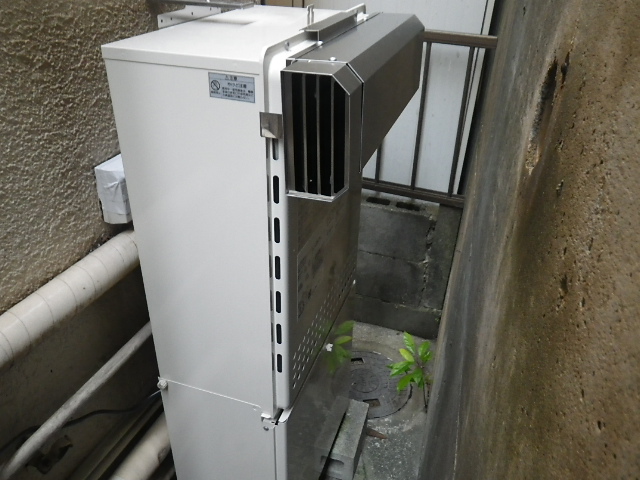 兵庫県神戸市北区 ノーリツ(GT-2050SAWX-2) ガス給湯器取替工事