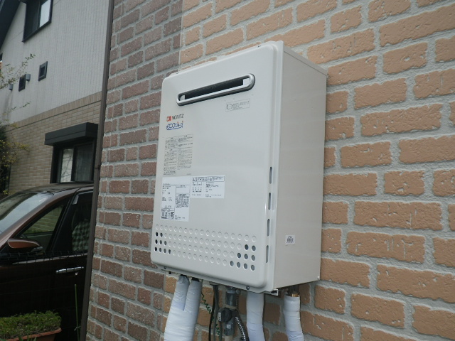 神奈川県南足柄市 壁掛けガス給湯器 ノーリツ(GT-C2452-SAWX-2) ガス給湯器取替工事